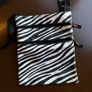 Zebra Crossbody Bag